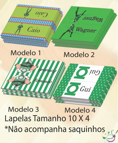 Lapela P/saquinho -lanterna Verde