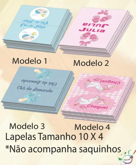 Lapela P/saquinho-chá de Bebê