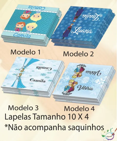 Lapela P/saquinho-frozen