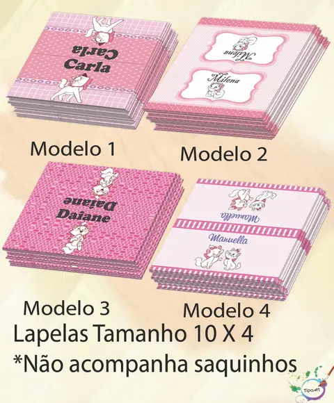 Lapela P/saquinho-gatinha Marie