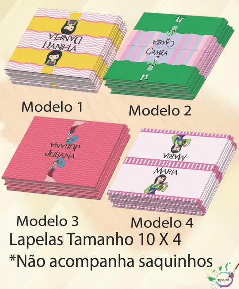 Lapela P/saquinho-mulan