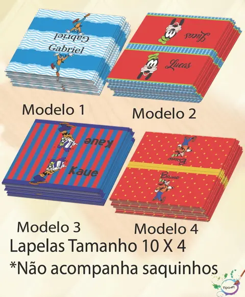 Lapela P/saquinho-pateta