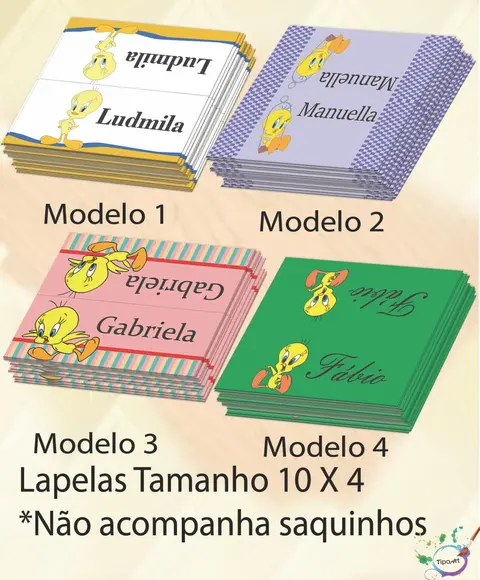 Lapela P/saquinho-piu Piu