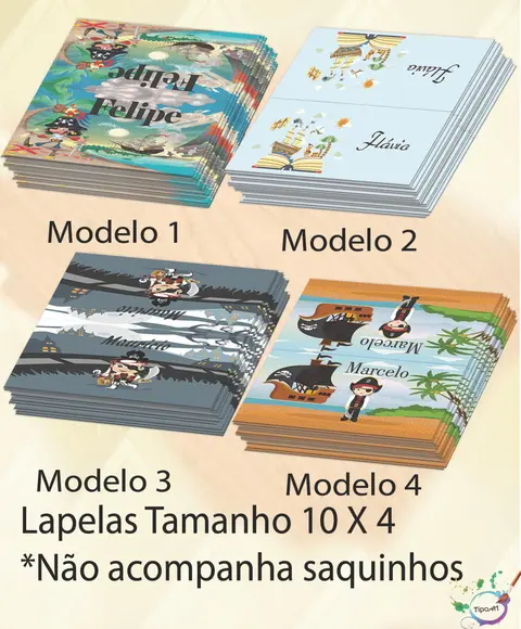 Lapela P/saquinho-pirata