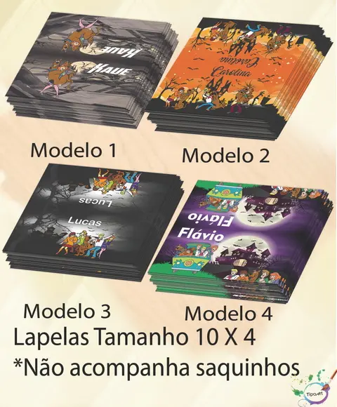 Lapela P/saquinho-scooby Doo
