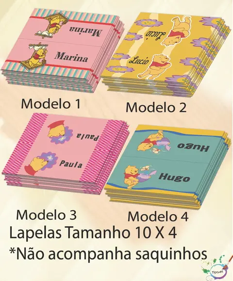 Lapela P/saquinho-pooh