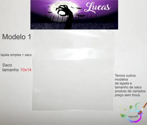 Lapela(simples) e Saco 10x14-halloween#2