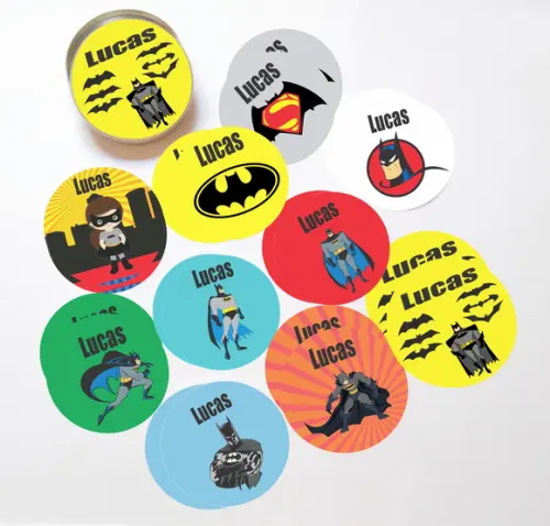 Latinha + Jogos da Memória-batman