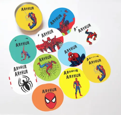 Latinha + Jogos da Memória-homem Aranha