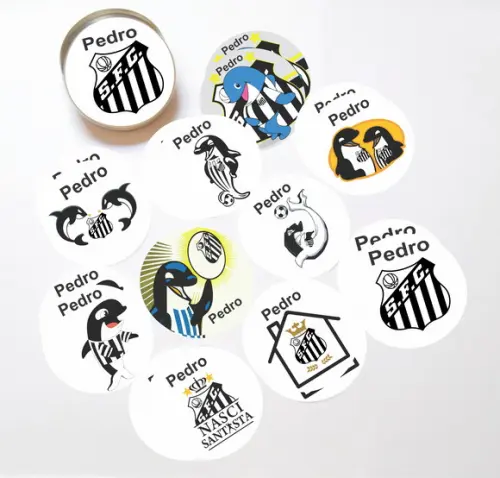 Latinha + Jogos da Memória-peixe