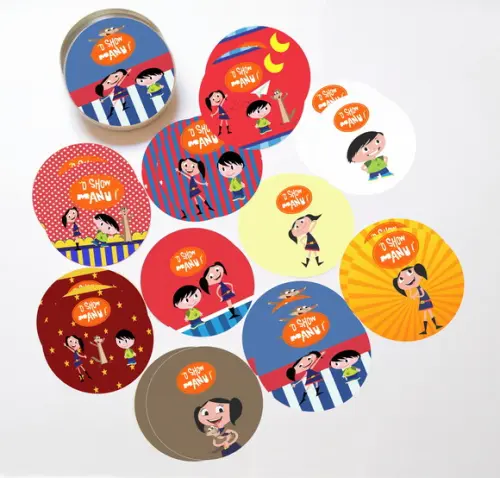 Latinha + Jogos da Memória-show da Luna