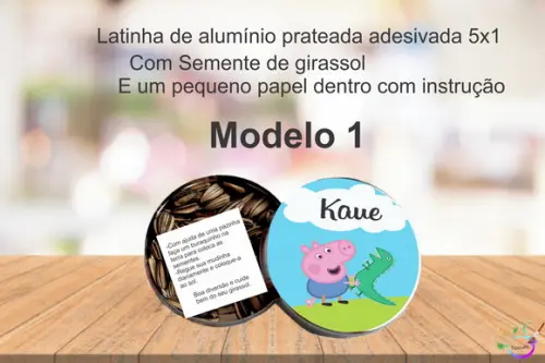 Latinha Semente Girassol