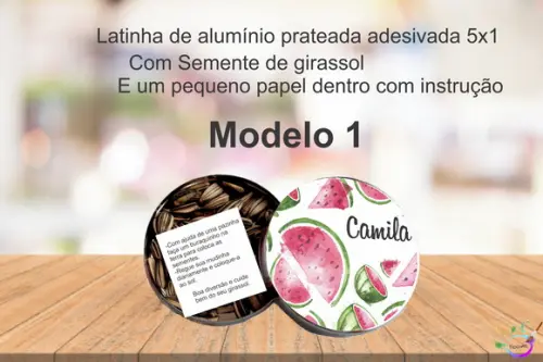 Latinha Semente Girassol