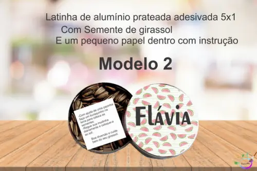 Latinha Semente Girassol
