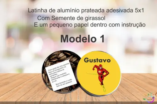 Latinha Semente Girassol- Flash