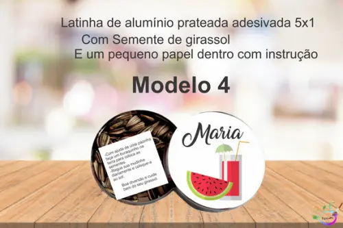 Latinha Semente Girassol