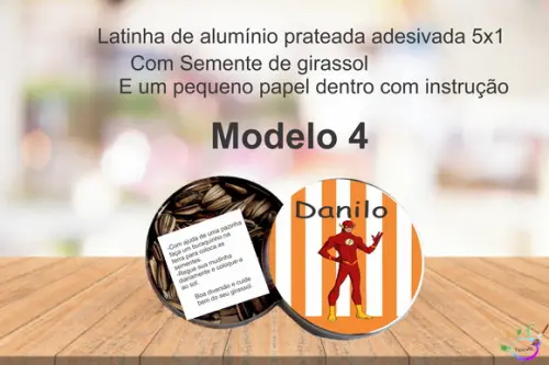 Latinha Semente Girassol- Flash