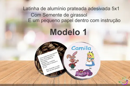 Latinha Semente Girassol-alice