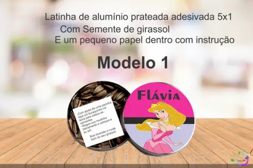 Latinha Semente Girassol-aurora