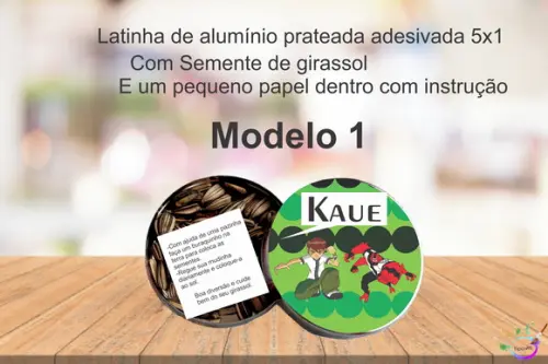 Latinha Semente Girassol-ben 10