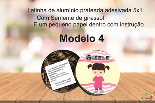 Latinha Semente Girassol-boo