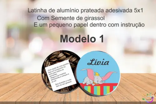 Latinha Semente Girassol-dumba