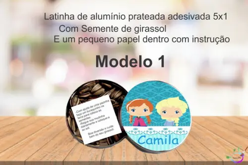 Latinha Semente Girassol-frozen