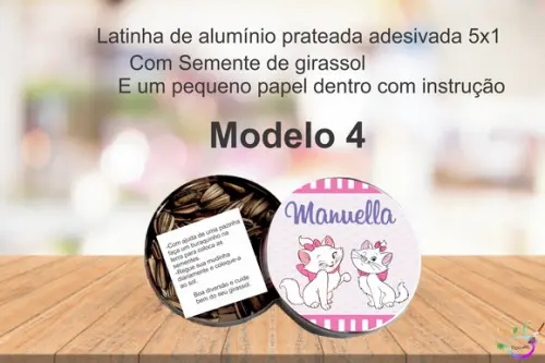 Latinha Semente Girassol-marie