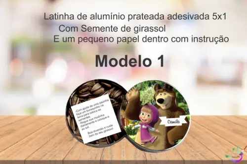 Latinha Semente Girassol-masha