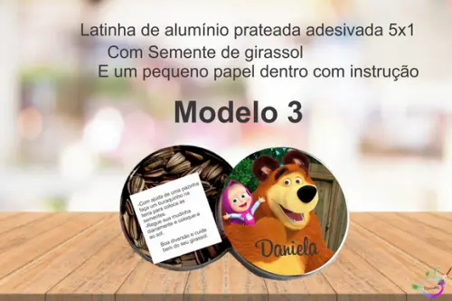 Latinha Semente Girassol-masha