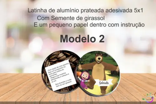 Latinha Semente Girassol-masha