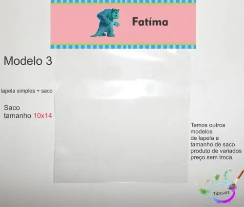 Lapela(simples) e Saco 10x14-sullivan