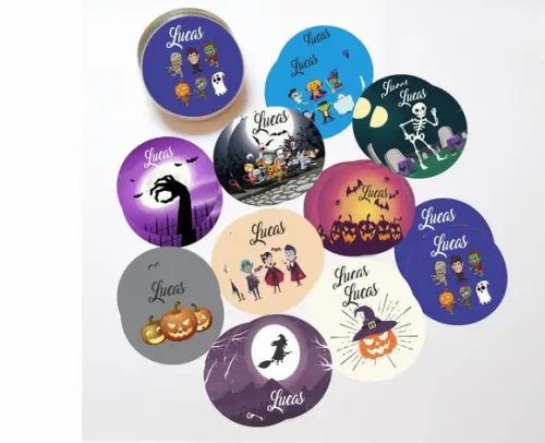 Latinha + Jogos da Memória-halloween#2