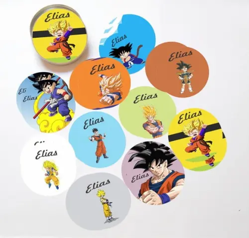 Latinha + Jogos da Memória-goku