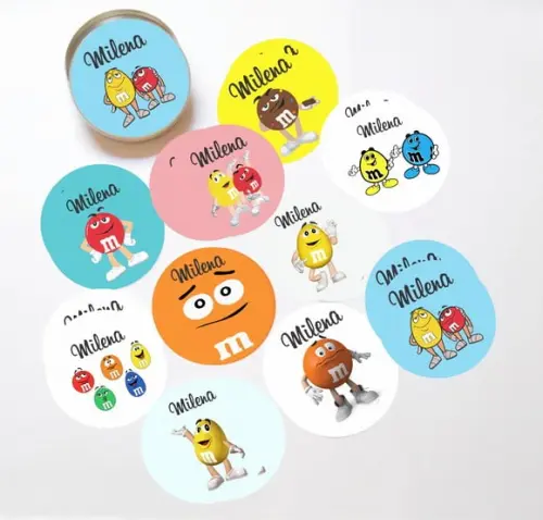 Latinha + Jogos da Memória-m&m