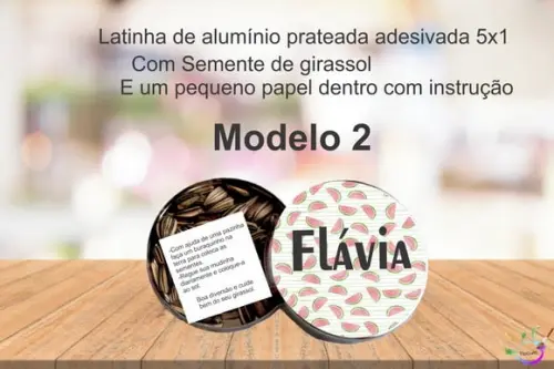 Latinha Semente Girassol
