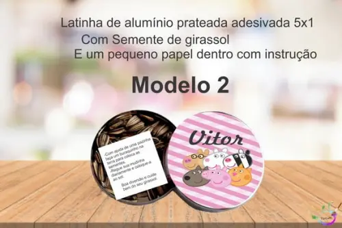 Latinha Semente Girassol