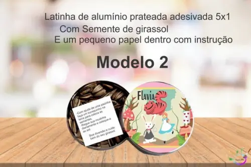Latinha Semente Girassol-alice