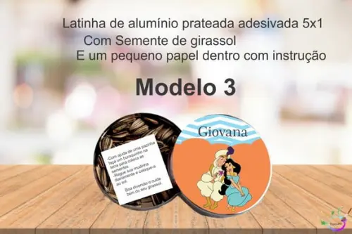 Latinha Semente Girassol-aladim