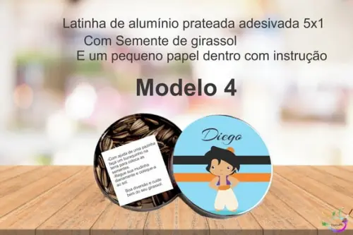 Latinha Semente Girassol-aladim