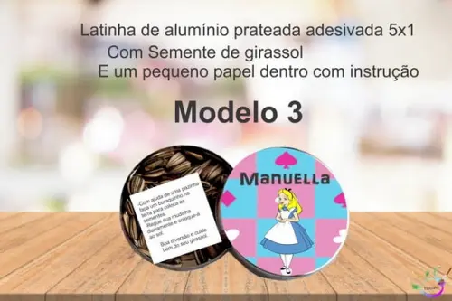 Latinha Semente Girassol-alice
