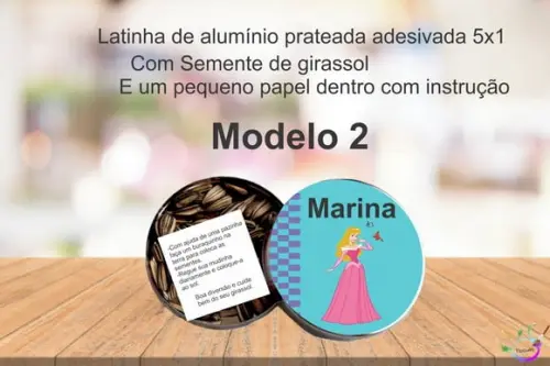 Latinha Semente Girassol-aurora