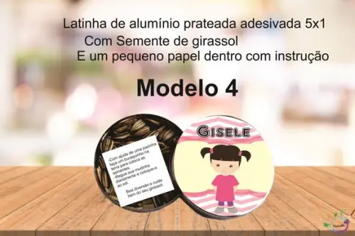 Latinha Semente Girassol-boo