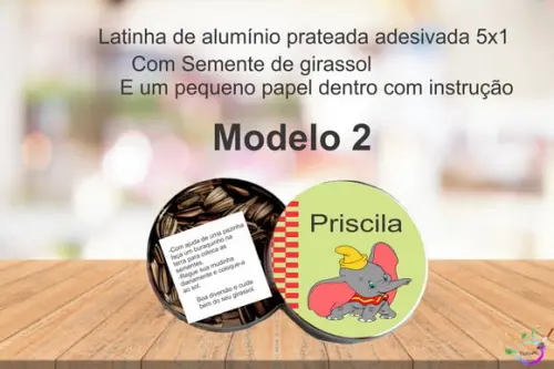 Latinha Semente Girassol-dumba