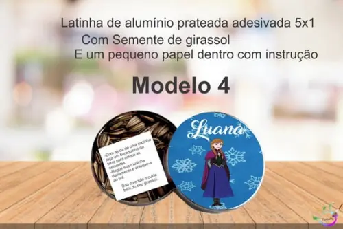 Latinha Semente Girassol-frozen