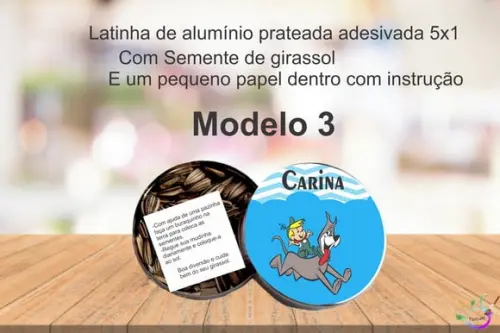 Latinha Semente Girassol-jetsons