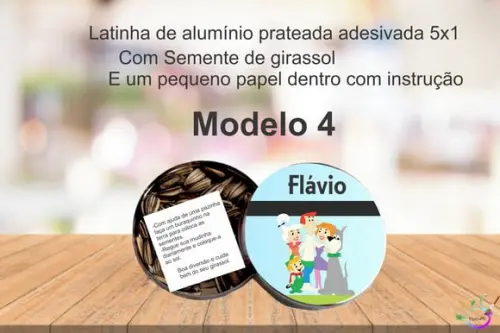 Latinha Semente Girassol-jetsons
