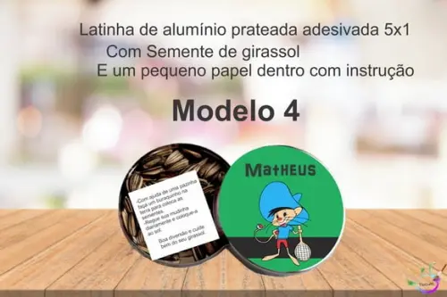 Latinha Semente Girassol-ligeirinho