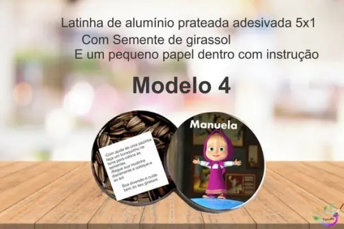 Latinha Semente Girassol-masha