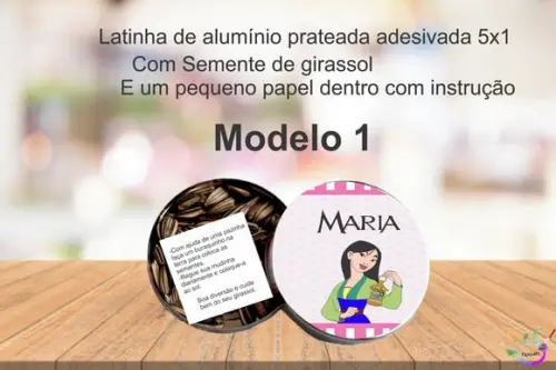 Latinha Semente Girassol-mulan
